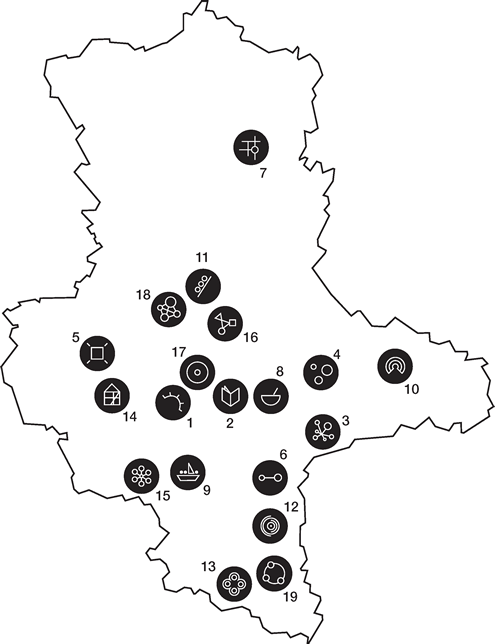 IBA2010 Sachsen-Anhalt Karte